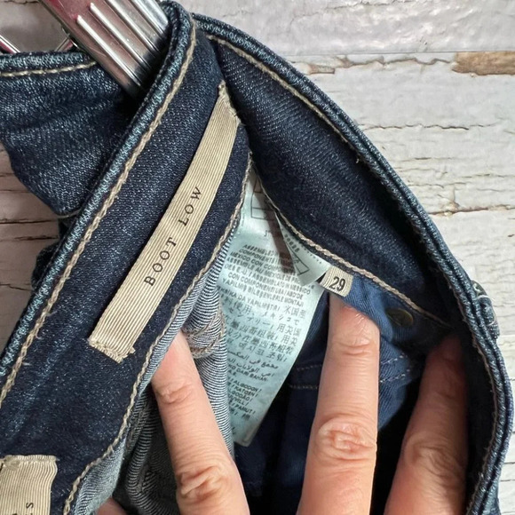 Guess boot cut low rise jeans size  29 ripped - Picture 6 of 10